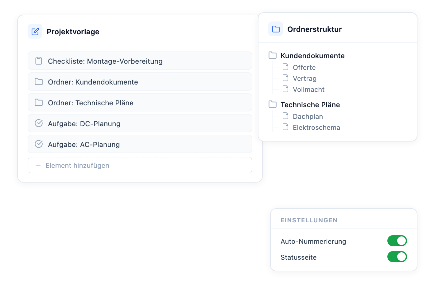 Optimiert für einheitliche Abläufe