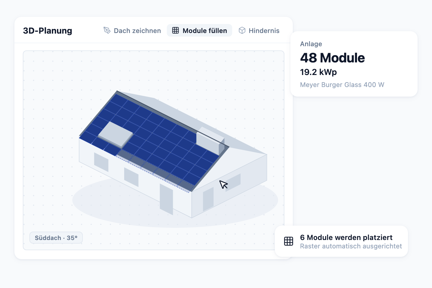 Schnelle, einfache 3D-Planung