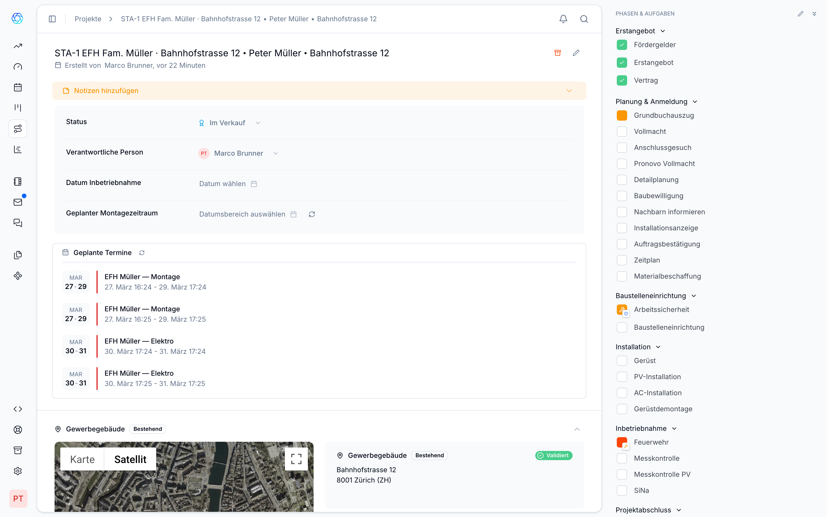 Projektmanagement & Koordination