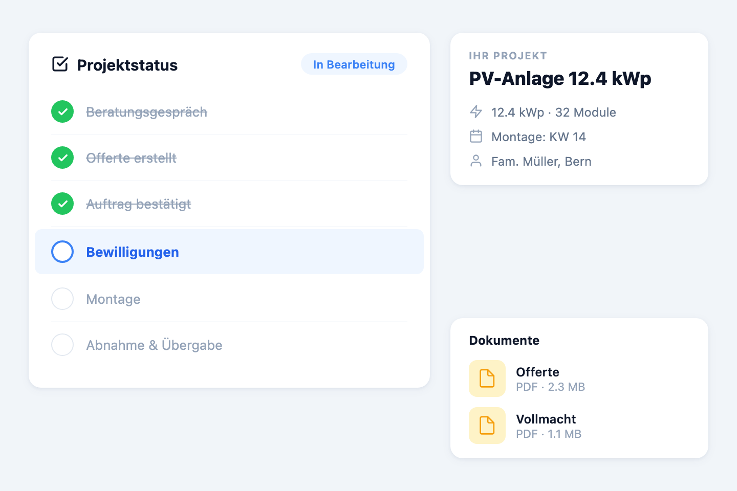 Automatische Kunden-Updates